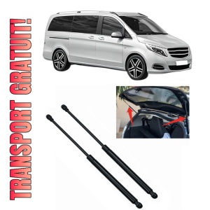 Set 2 amortizoare portbagaj haion MERCEDES-BENZ V-CLASS (W447) din 2014-2024, 2 bucati, KROSNO, 4 stickere auto MERCEDES-BENZ