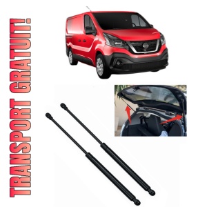 Set 2 amortizoare portbagaj haion NISSAN NV300 Van (X82) din 2016-2016, 2 bucati, KROSNO, 4 stickere auto NISSAN