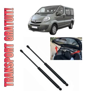 Set 2 amortizoare portbagaj haion OPEL VIVARO A Bus (X83) din 2001-2014, 2 bucati, KROSNO, 4 stickere auto OPEL