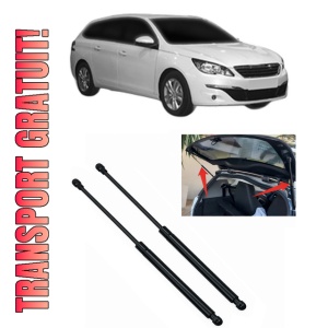 Set 2 amortizoare portbagaj haion PEUGEOT 308 SW II Estate Van (LC_) din 2014-2021, 2 bucati, KROSNO, 4 stickere auto PEUGEOT