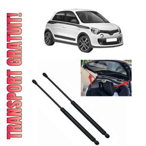 Set 2 amortizoare portbagaj haion RENAULT TWINGO III (BCM_, BCA_) din 2014-2020, 2 bucati, KROSNO, 4 stickere auto RENAULT