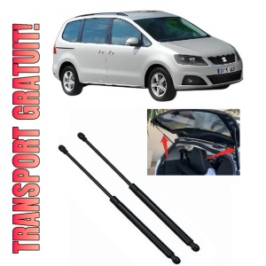 Set 2 amortizoare portbagaj haion SEAT ALHAMBRA (710, 711) din 2010-2022, 2 bucati, KROSNO, 4 stickere auto SEAT
