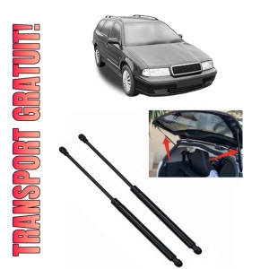 Set 2 amortizoare portbagaj haion SKODA Octavia I Estate Van (1U5) din 2000-2010, 2 bucati, MAGNUM TECHNOLOGY, 4 stickere auto SKODA