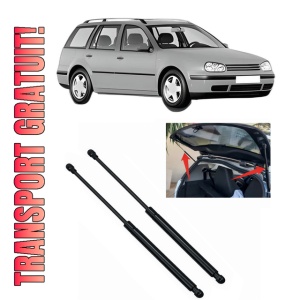 Set 2 amortizoare portbagaj haion Volkswagen GOLF IV Variant (1J5) din 1999-2006, 2 bucati, MAGNUM TECHNOLOGY, 4 stickere auto Volkswagen
