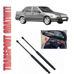 Set 2 amortizoare portbagaj haion VOLVO S70 (874) din 1997-2000, 2 bucati, KROSNO, 4 stickere auto VOLVO