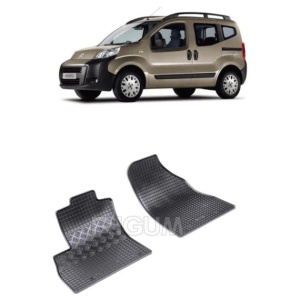 Set 2 covorase Fiat Fiorino 2M 2008-prezent, din cauciuc 100%, compatibile cu autoturismul FIAT Fiorino v1050