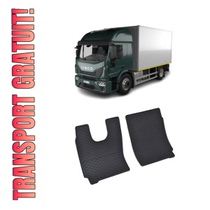 Set 2 covorase Iveco Eurocargo 2023-prezent, din cauciuc 100%, compatibile cu autoturismul Iveco Eurocargo