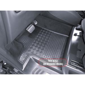 Set 2 covorase Mercedes V-Klasse 2/3M 2014-prezent, din cauciuc 100%, compatibile cu autoturismul MERCEDES V-Klasse v3019