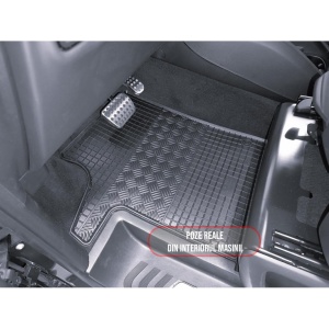 Set 2 covorase Mercedes V-Klasse 2/3M 2024-prezent, din cauciuc 100%, compatibile cu autoturismul MERCEDES V-Klasse v2995