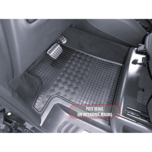 Set 2 covorase Mercedes Vito 2/3M 2024-prezent, din cauciuc 100%, compatibile cu autoturismul MERCEDES Vito v6091
