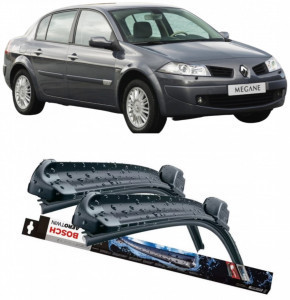 Set 2 stergatoare parbriz AR604S (600mm x 450mm) pentru Renault Megane II (10.03-01.06) Bosch accesorii pentru autoturismul tau - masina v218173