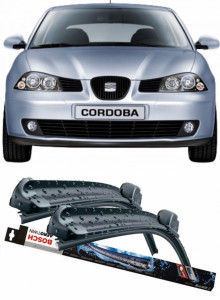 Set 2 stergatoare parbriz Bosch Aerotwin 600/475mm compatibile cu Seat CORDOBA (6L2) (2002-2005) Bosch accesorii pentru autoturismul tau - masina v215923
