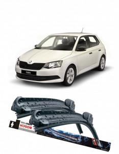 Set 2 stergatoare parbriz Bosch Aerotwin 600/475mm compatibile cu Skoda FABIA III (NJ3) (2014-2021) Bosch accesorii pentru autoturismul tau - masina v212582