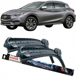 Set 2 stergatoare parbriz Bosch Aerotwin 600/475mm compatibile cu Infiniti QX30 (2016) Bosch accesorii pentru autoturismul tau - masina v214360
