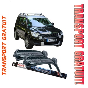 Set 2 stergatoare parbriz Bosch Aerotwin 600/475mm compatibile cu Skoda Yeti (2009-2017) Bosch