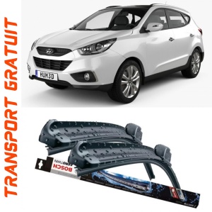 Set 2 stergatoare parbriz Bosch Aerotwin 600/475mm compatibile cu Hyundai ix35 Van (2009-2015) Bosch accesorii pentru autoturismul tau - masina v212532