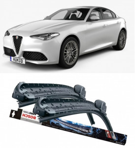 Set 2 stergatoare parbriz Bosch Aerotwin pentru Alfa Romeo Giulia (952) (02.16 -) Bosch accesorii pentru autoturismul tau - masina v219395