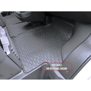 Set 3 covorase Fiat Ducato 3M 2022-prezent, din cauciuc 100%, compatibile cu autoturismul FIAT Ducato v1035