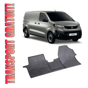 Set 3 covorase Peugeot E-Expert 2/3M 2020-prezent, din cauciuc 100%, compatibile cu autoturismul PEUGEOT e-Expert
