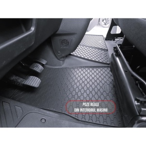 Set 3 covorase Renault Master 3M 2024-prezent, din cauciuc 100%, compatibile cu autoturismul RENAULT Master v3570