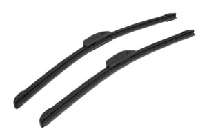 Set 3 stergatoare FORD KA Van (RB) din 2002-2005, pentru parbriz si luneta fata si spate auto, Bosch Twin-Aerotwin Retrofit, din cauciuc siliconat rezistent, 4 Stickere Auto FORD - Img 3