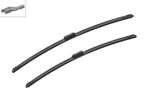 Set 3 stergatoare OPEL ASTRA K Estate Van din 2018, pentru parbriz si luneta fata si spate auto, Bosch Twin, din cauciuc siliconat rezistent, 4 Stickere Auto OPEL v3245