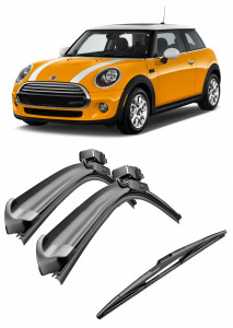 Set 3 stergatoare parbriz si luneta AR450S (450mm x 475mm) pentru MINI Mini (F 56) (09.13-) Bosch accesorii pentru autoturismul tau - masina v217639