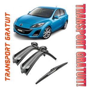 Set 3 stergatoare parbriz si luneta AR607S (600mm x 475mm) pentru Mazda 3 (BL) Hatchback (12.08-12.13) Bosch