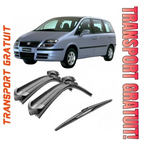 Set 3 stergatoare parbriz si luneta AR657S (650mm x 650mm) pentru Fiat Ulysse '03 (179) (10.02-10.05) Bosch