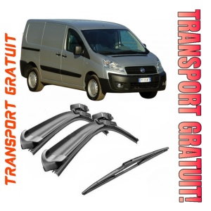 Set 3 stergatoare parbriz si luneta AR701S (650mm x 500mm) pentru Fiat Scudo '07 (270) (01.07-) Bosch