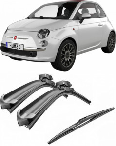 Set 3 stergatoare parbriz si luneta Bosch Aerotwin pentru Fiat 500 (312) (07.07 -) Bosch accesorii pentru autoturismul tau - masina v218933