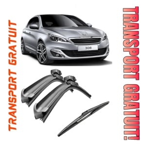 Set 3 stergatoare parbriz si luneta Bosch Aerotwin pentru Peugeot 308 (T9) (01.15 -) Bosch