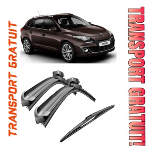 Set 3 stergatoare parbriz si luneta Bosch Aerotwin pentru Renault Megane III (KZ) Grantour (06.09 - 12.15) Bosch