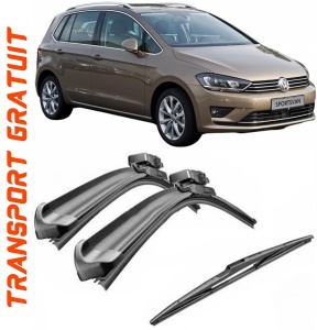 Set 3 stergatoare parbriz si luneta Bosch Aerotwin pentru Volkswagen Golf Sportsvan (AM1) (02.14 -) Bosch accesorii pentru autoturismul tau - masina v219908