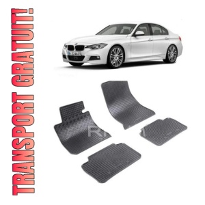 Set 4 covorase Bmw Seria 4 2014-2020, din cauciuc 100%, compatibile cu autoturismul BMW Seria 4