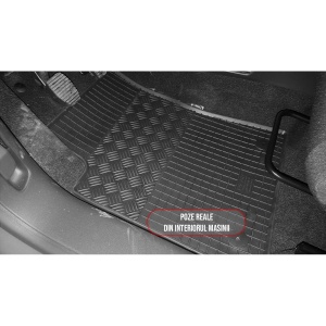 Set 4 covorase Citroen C3 2017-prezent, din cauciuc 100%, compatibile cu autoturismul CITROEN C3 v1222