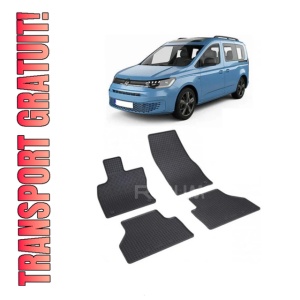 Set 4 covorase Ford Tourneo Connect 5M 2022-prezent, din cauciuc 100%, compatibile cu autoturismul FORD Tourneo