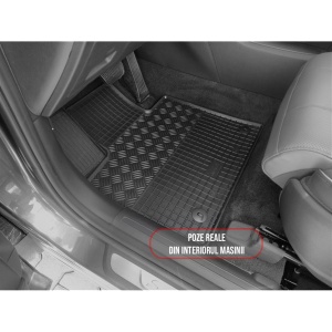 Set 4 covorase Hyundai Santa Fe 2021-prezent, din cauciuc 100%, compatibile cu autoturismul HYUNDAI Santa v1329