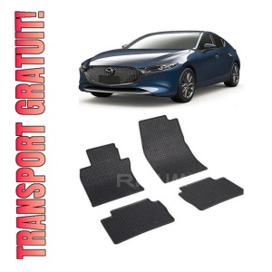 Set 4 covorase Mazda Cx-30 2019-prezent, din cauciuc 100%, compatibile cu autoturismul MAZDA CX-30