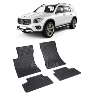 Set 4 covorase Mercedes Glb 2019-prezent, din cauciuc 100%, compatibile cu autoturismul MERCEDES GLB v3718