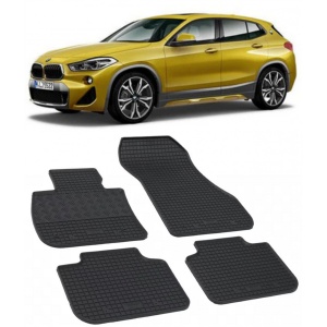 Set 4 covorase Mini Countryman 2017-2023, din cauciuc 100%, compatibile cu autoturismul MINI Countryman v3003