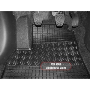 Set 4 covorase Nissan Micra 2010-2013, din cauciuc 100%, compatibile cu autoturismul NISSAN Micra v3187