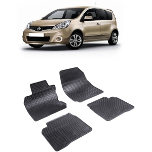 Set 4 covorase Nissan Note 2006-2013, din cauciuc 100%, compatibile cu autoturismul NISSAN Note v1753