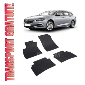 Set 4 covorase Opel Insignia 2017-prezent, din cauciuc 100%, compatibile cu autoturismul OPEL Insignia