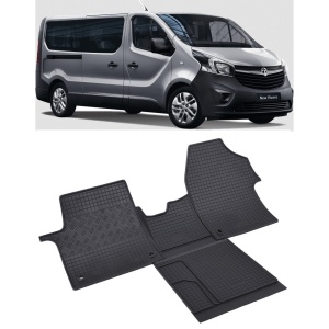 Set 4 covorase Opel Vivaro 2M 2020- Lux + Tunelprezent, din cauciuc 100%, compatibile cu autoturismul OPEL Vivaro v3058