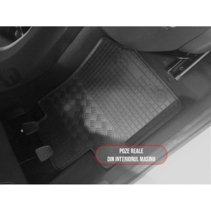 Set 4 covorase Peugeot 108 2014-2021, din cauciuc 100%, compatibile cu autoturismul PEUGEOT 108 v6145