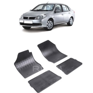 Set 4 covorase Renault Thalia Ii 2008-2012, din cauciuc 100%, compatibile cu autoturismul RENAULT Thalia v4673