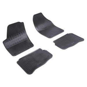 Set 4 covorase Skoda Fabia I 2000-2007, din cauciuc 100%, compatibile cu autoturismul SKODA Fabia v3954