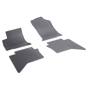 Set 4 covorase Toyota Hilux Double Cab 2016-prezent, din cauciuc 100%, compatibile cu autoturismul TOYOTA Hilux v4329