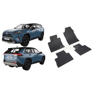Set 4 covorase Toyota Rav4 Hybrid 2019-prezent, din cauciuc 100%, compatibile cu autoturismul TOYOTA RAV4 v4558